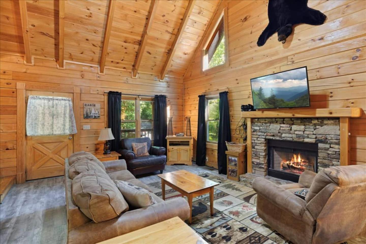 5Br Smoky Cabin Hot Tub, Games, 1 Mi To Parkway Пиджен-Фордж Экстерьер фото
